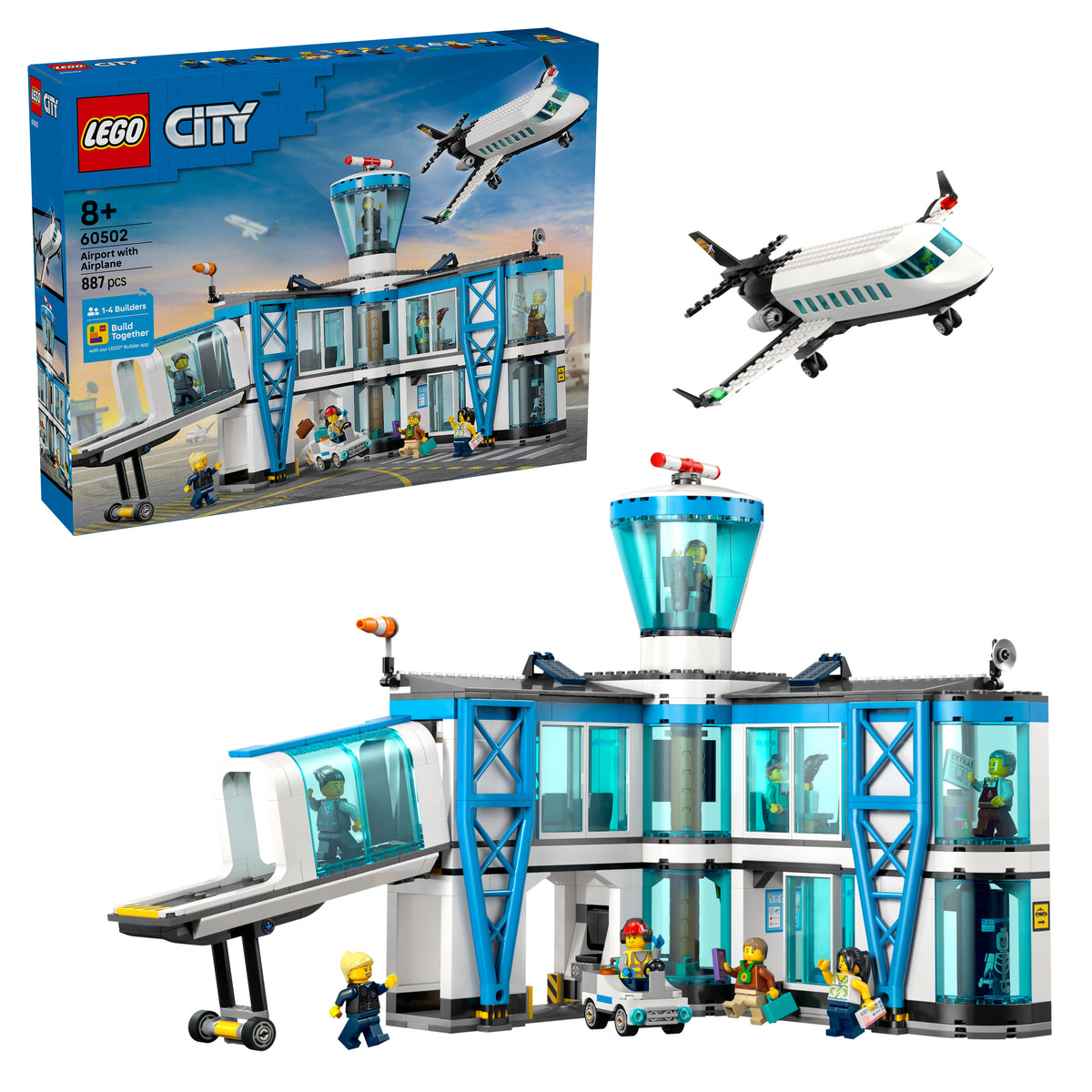 LEGO City 60502 Flughafen mit Flugzeug