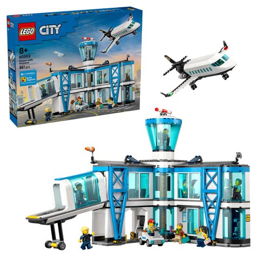 LEGO City 60502 Flughafen mit Flugzeug
