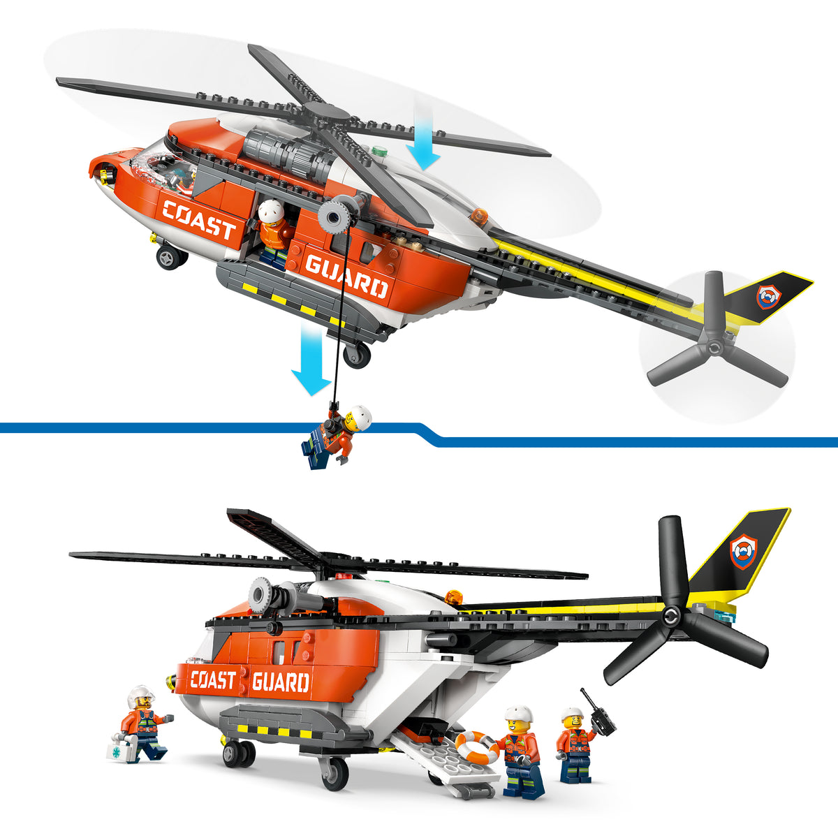 LEGO City 60503 Hubschrauber der Küstenwache
