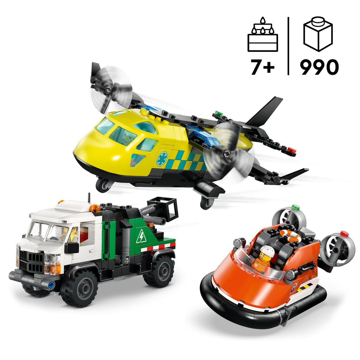 LEGO City 60505 Kombinationsset mit Flugzeug