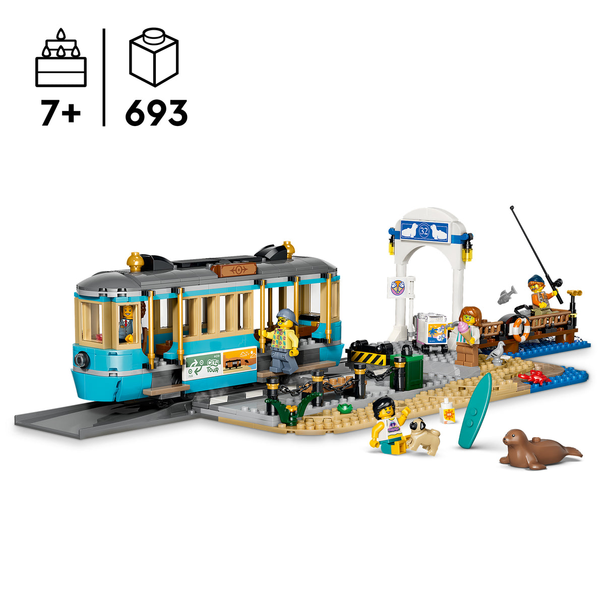 LEGO City 60506 Klassische Strandstraßenbahn