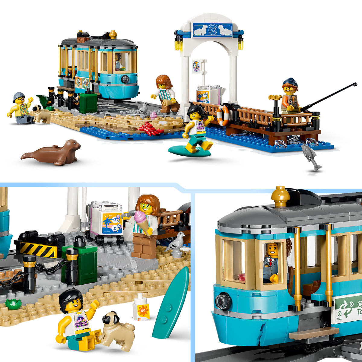 LEGO City 60506 Klassische Strandstraßenbahn