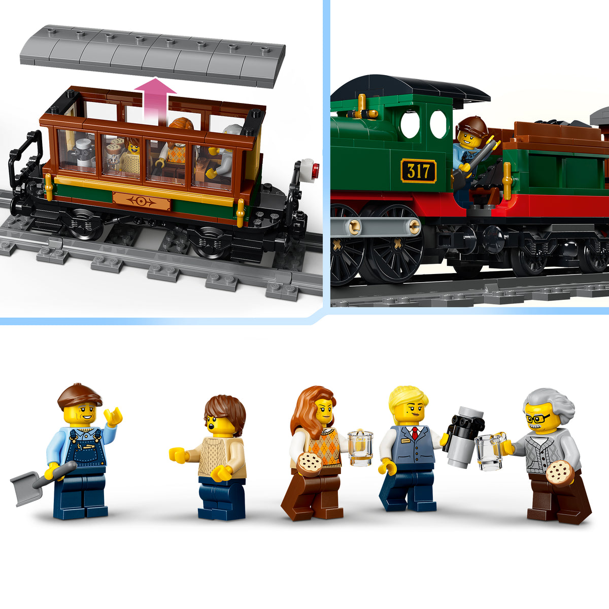 LEGO City 60511 Klassischer Dampfzug