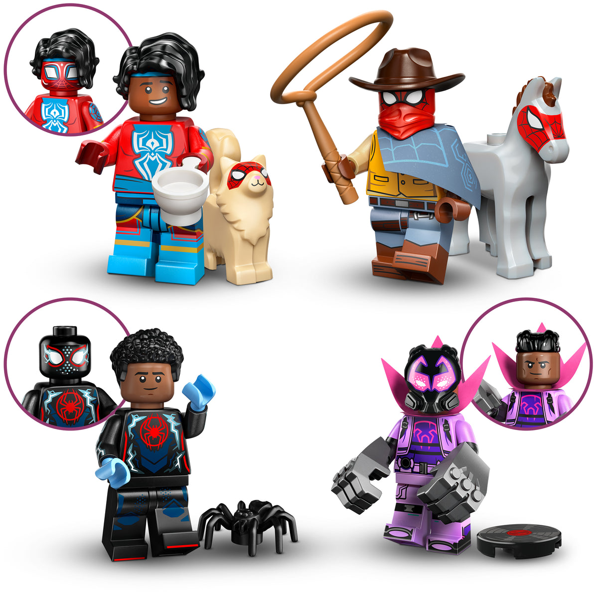 LEGO 71050 Collectible Minifigures Spider-Man: Across the Spider-Verse - 36er Display