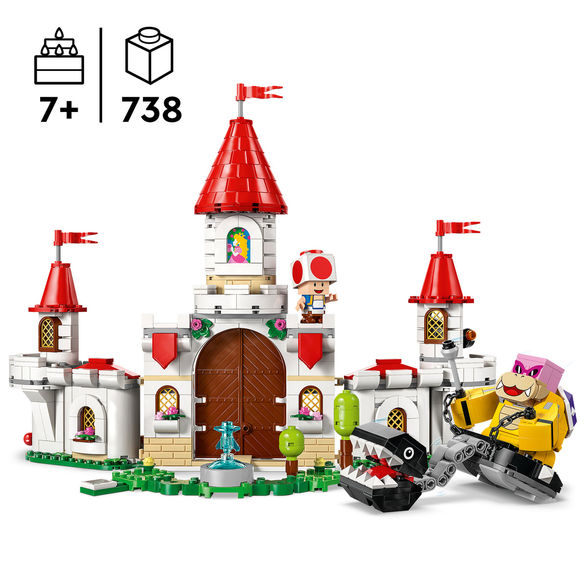 LEGO Super Mario 71435 Showdown mit Roy beim Pilz-Palast