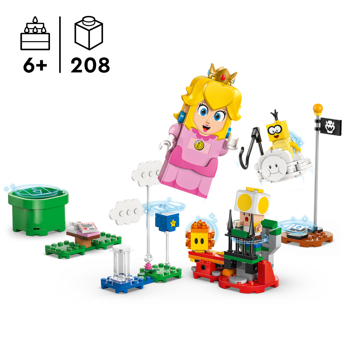 LEGO Super Mario 71441 Abenteuer mit der interaktiven LEGO Peach