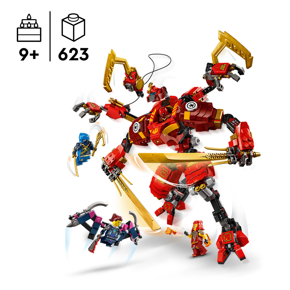 LEGO NINJAGO 71812 Kais Ninja-Kletter-Mech