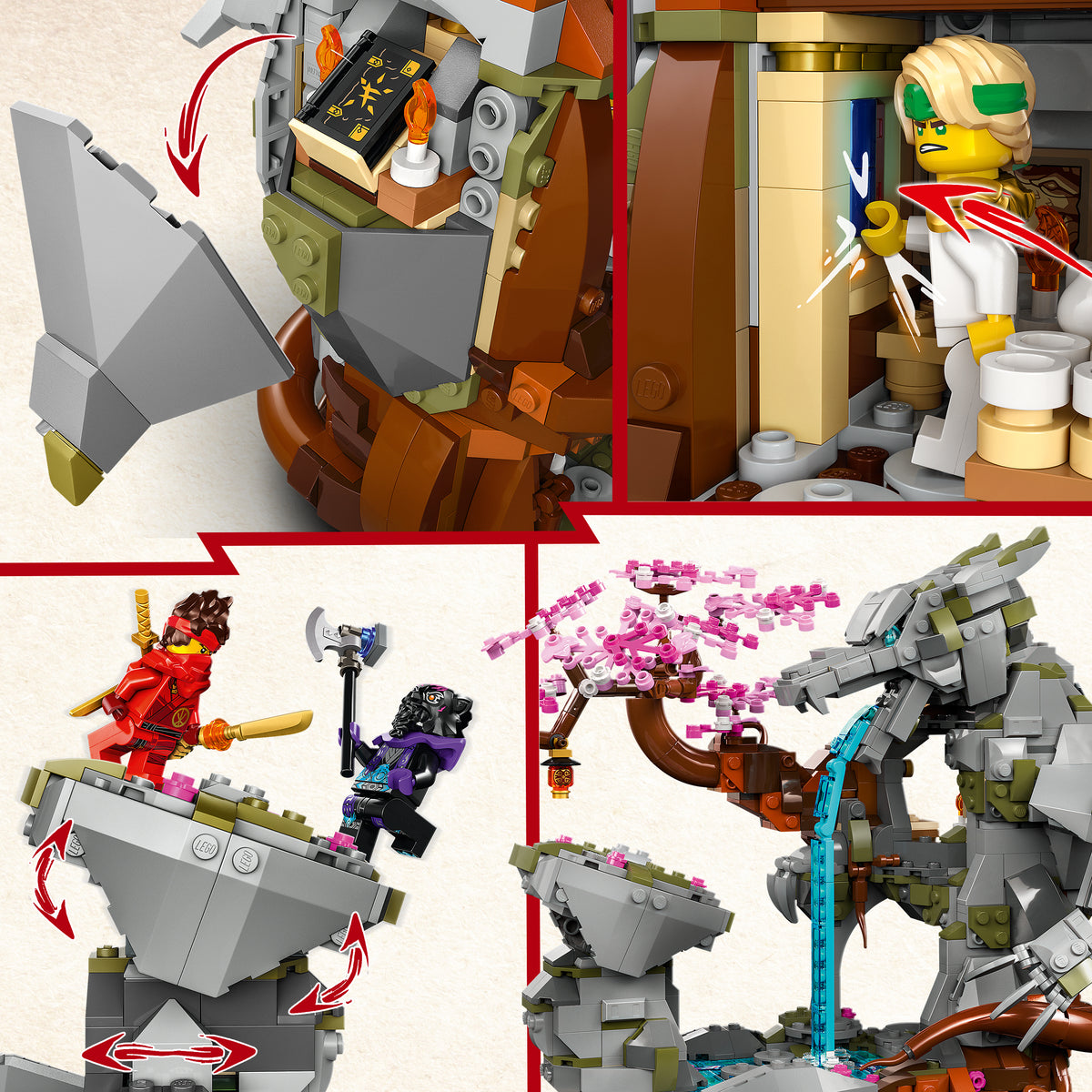LEGO NINJAGO 71819 Drachenstein-Tempel