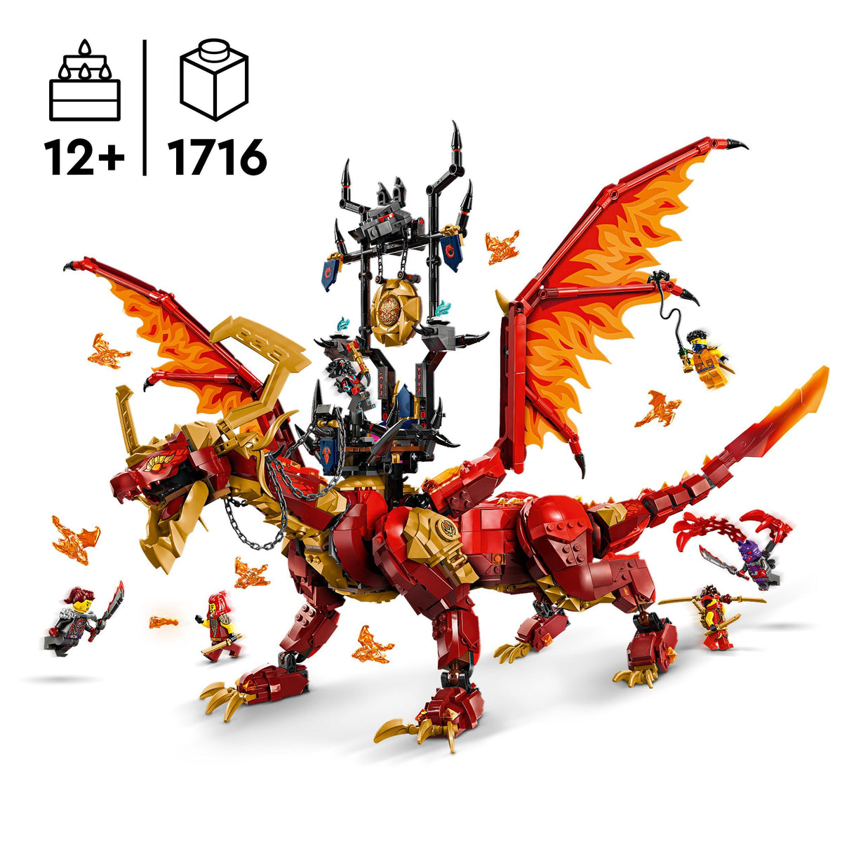 LEGO NINJAGO 71822 Quelldrache der Bewegung