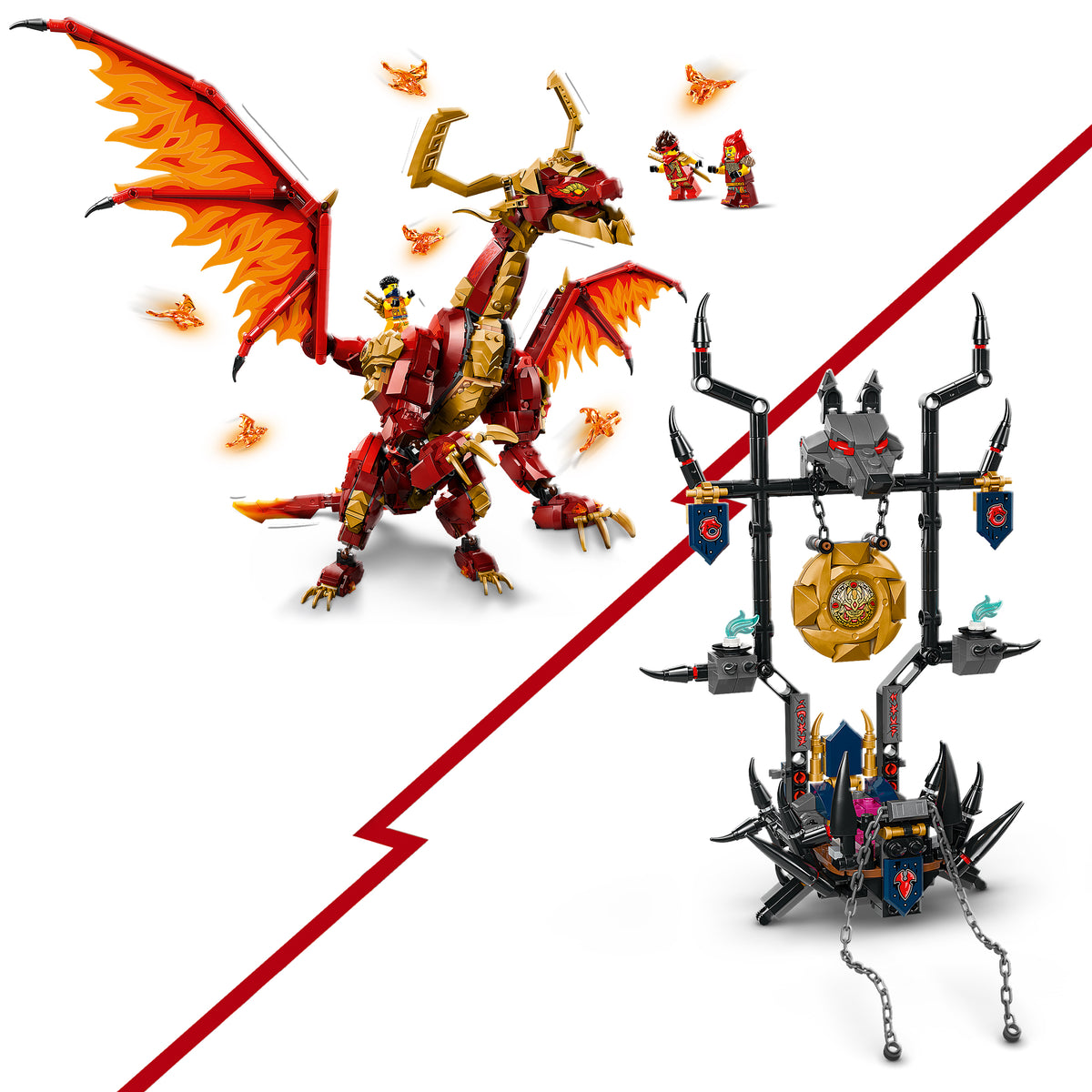LEGO NINJAGO 71822 Quelldrache der Bewegung