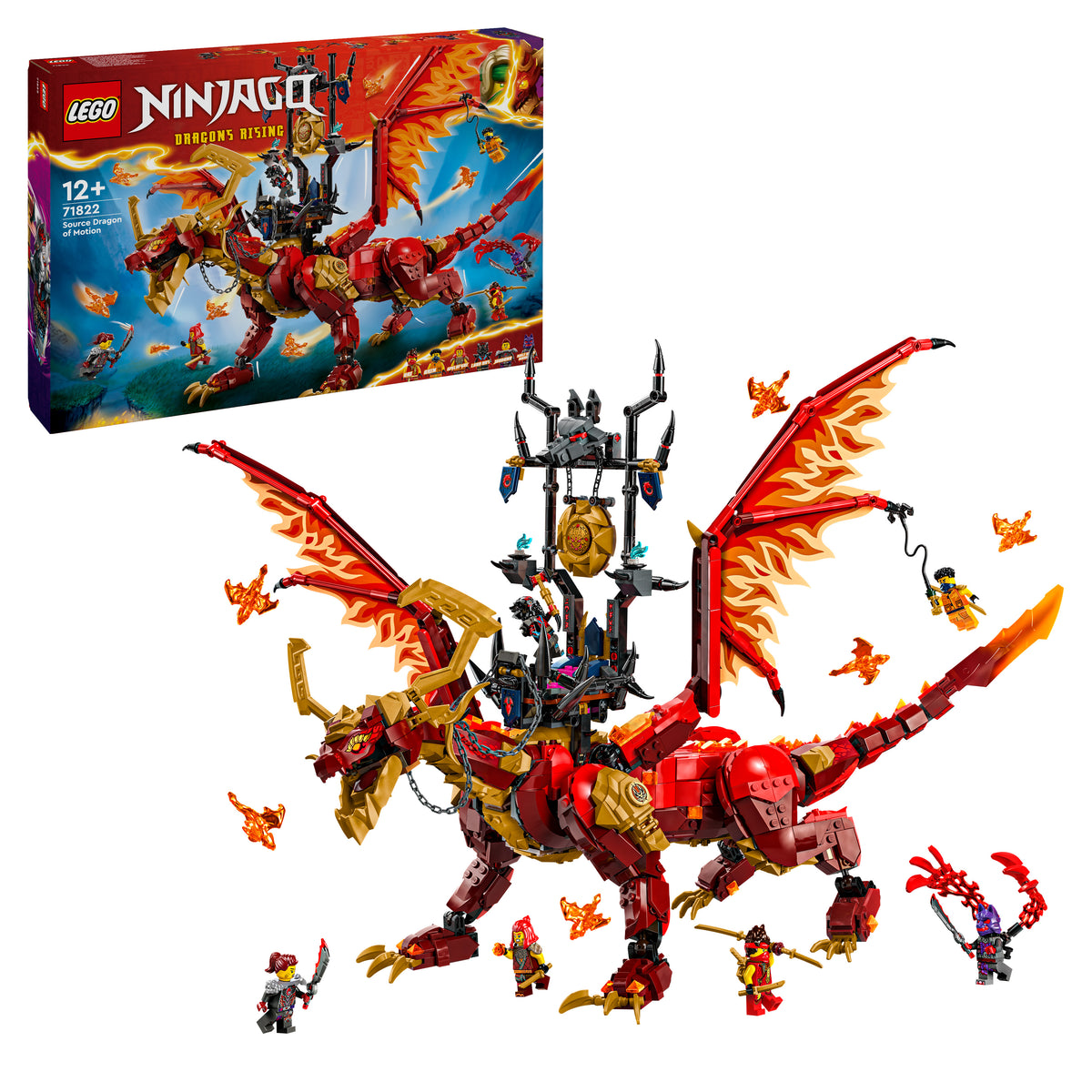 LEGO NINJAGO 71822 Quelldrache der Bewegung