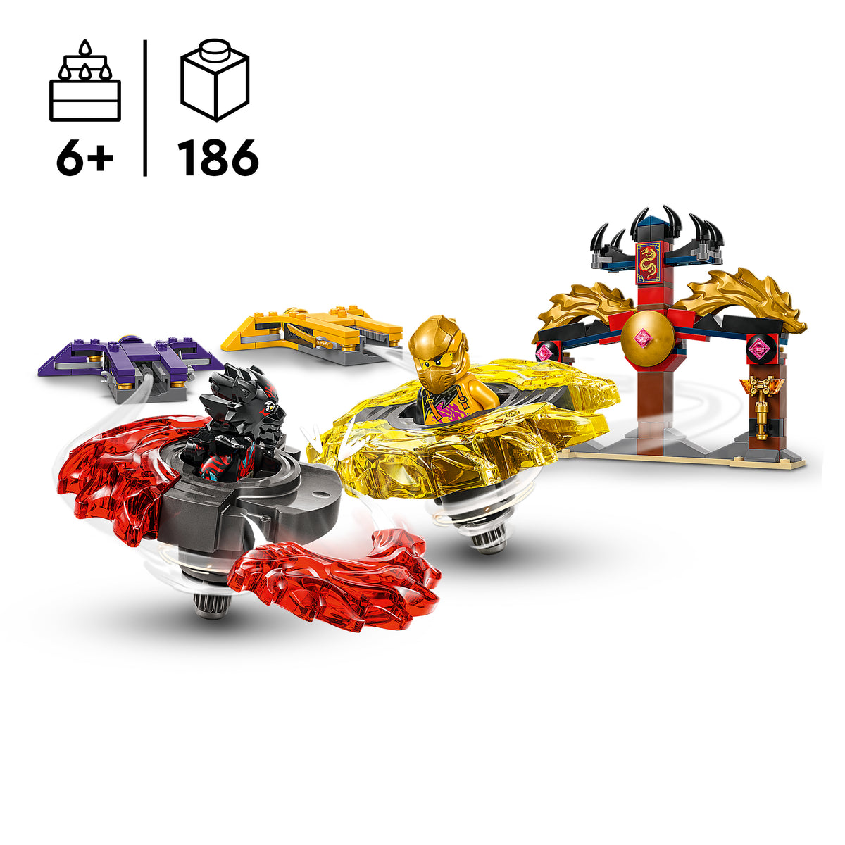 LEGO NINJAGO 71826 Drachen-Spinjitzu Battle Pack