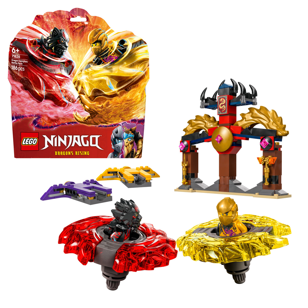LEGO NINJAGO 71826 Drachen-Spinjitzu Battle Pack