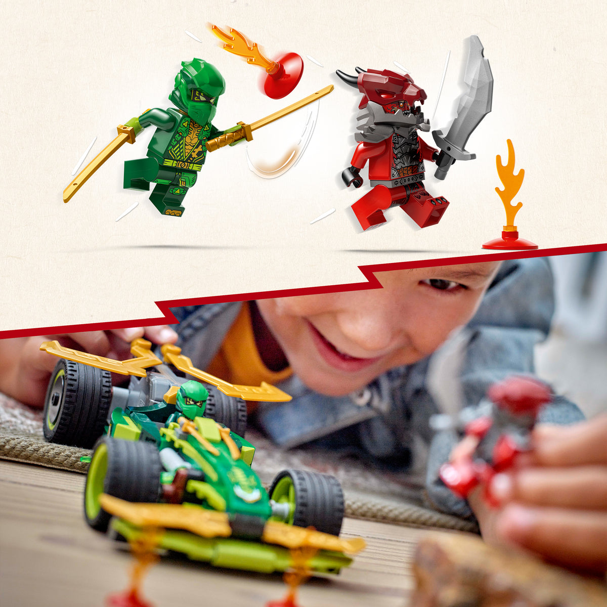LEGO NINJAGO 71828 Lloyds Actionflitzer