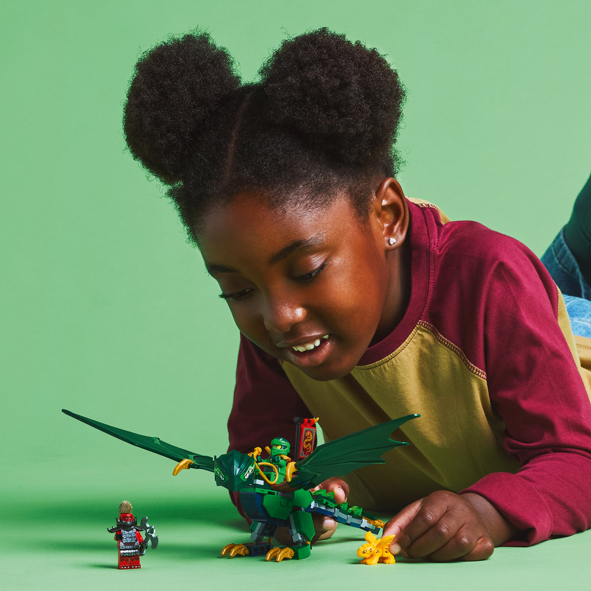 LEGO NINJAGO 71829 Lloyds grüner Walddrache