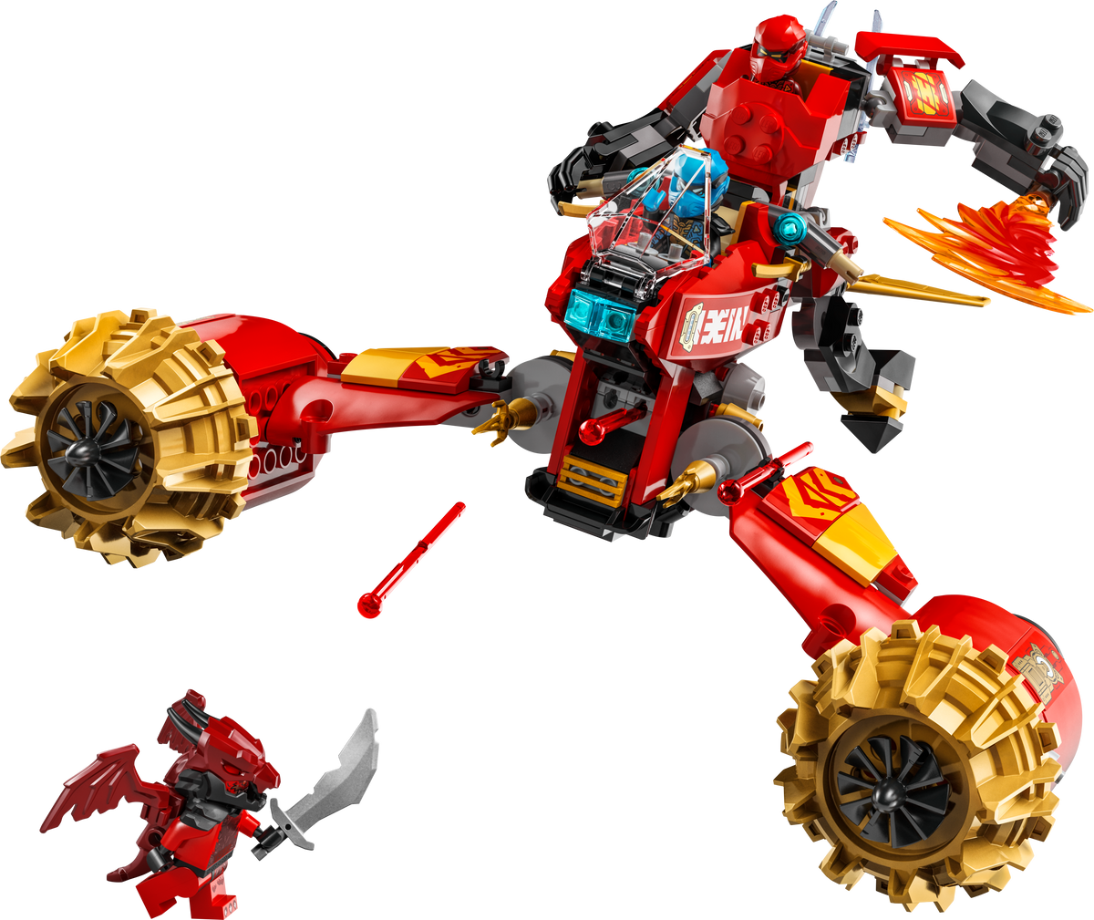 LEGO NINJAGO 71830 Kais Sturmreiter-Mech