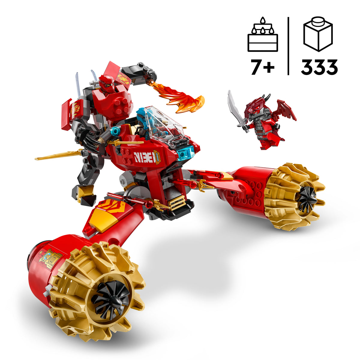 LEGO NINJAGO 71830 Kais Sturmreiter-Mech