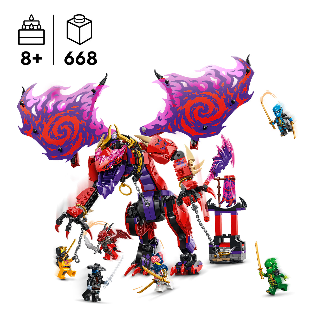 LEGO NINJAGO 71832 Chaosdrache Donnerzahn