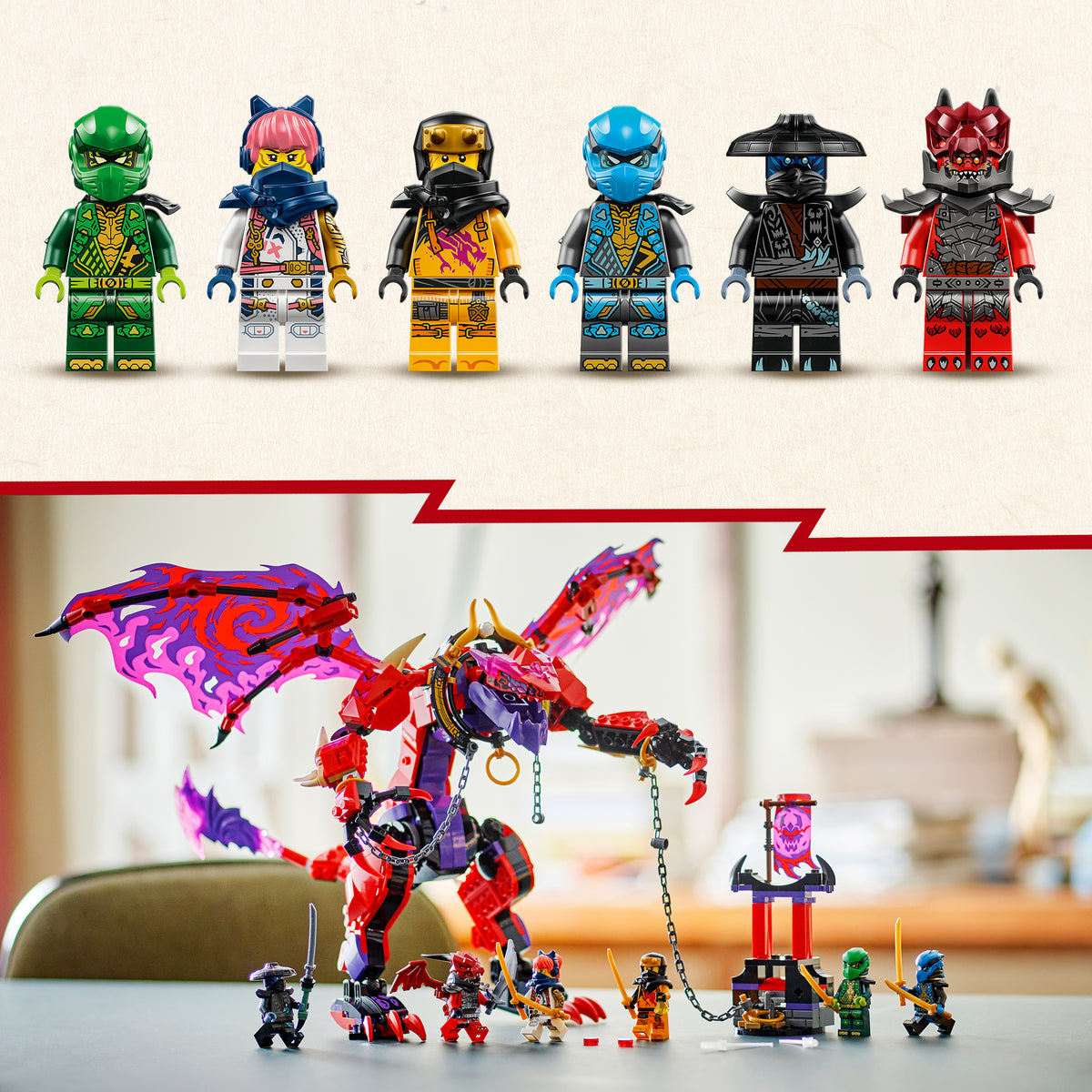 LEGO NINJAGO 71832 Chaosdrache Donnerzahn