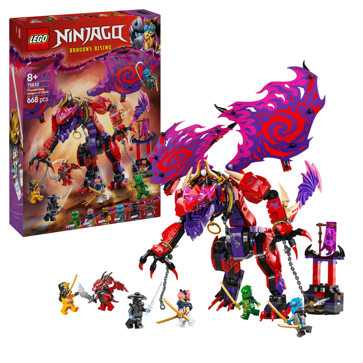 LEGO NINJAGO 71832 Chaosdrache Donnerzahn