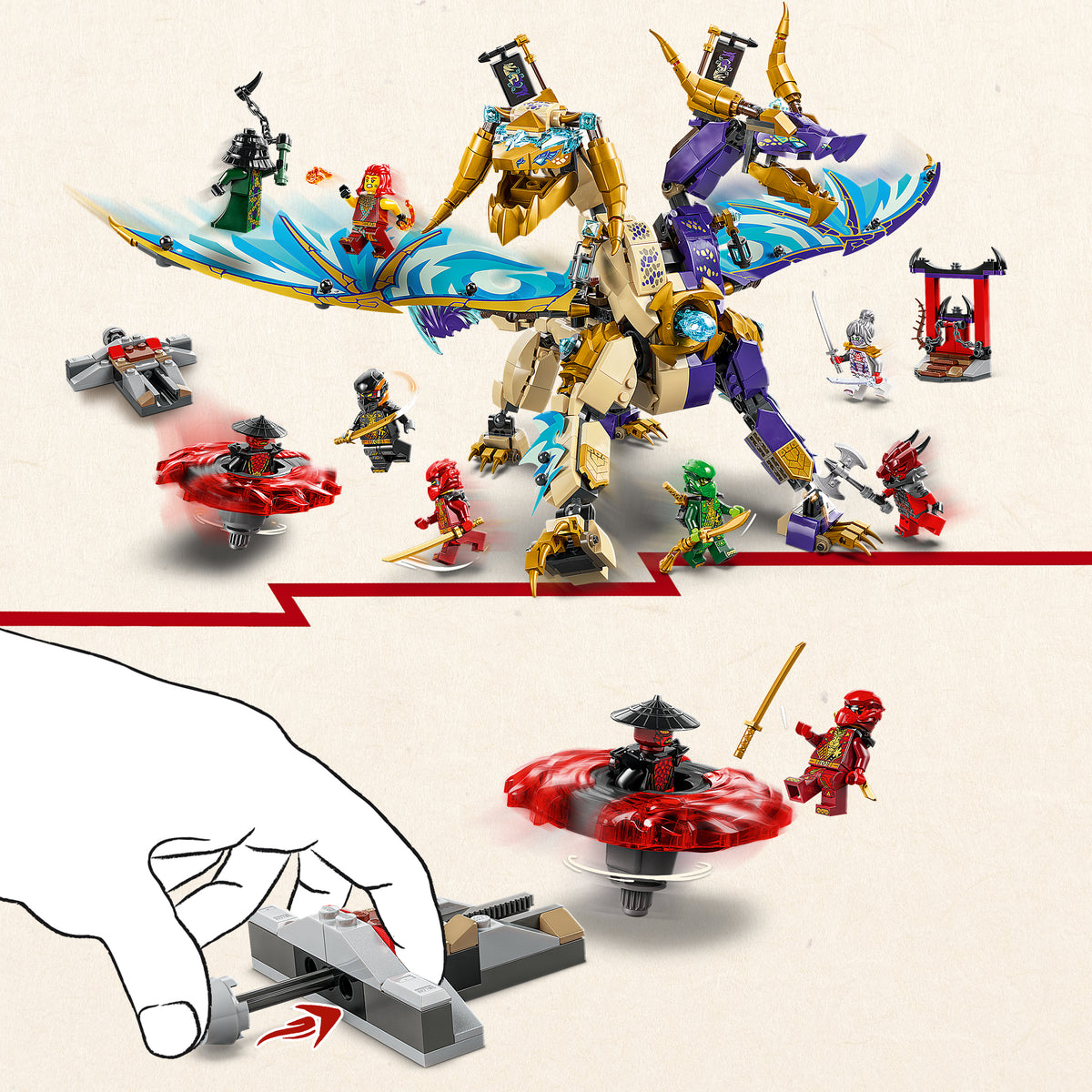 LEGO NINJAGO 71836 Lichtbogendrache