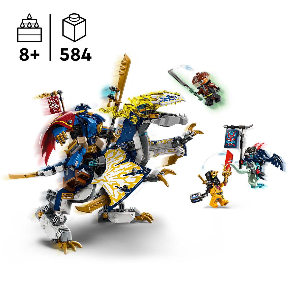 LEGO NINJAGO 71843 Rogues Mech-Drachenreiter