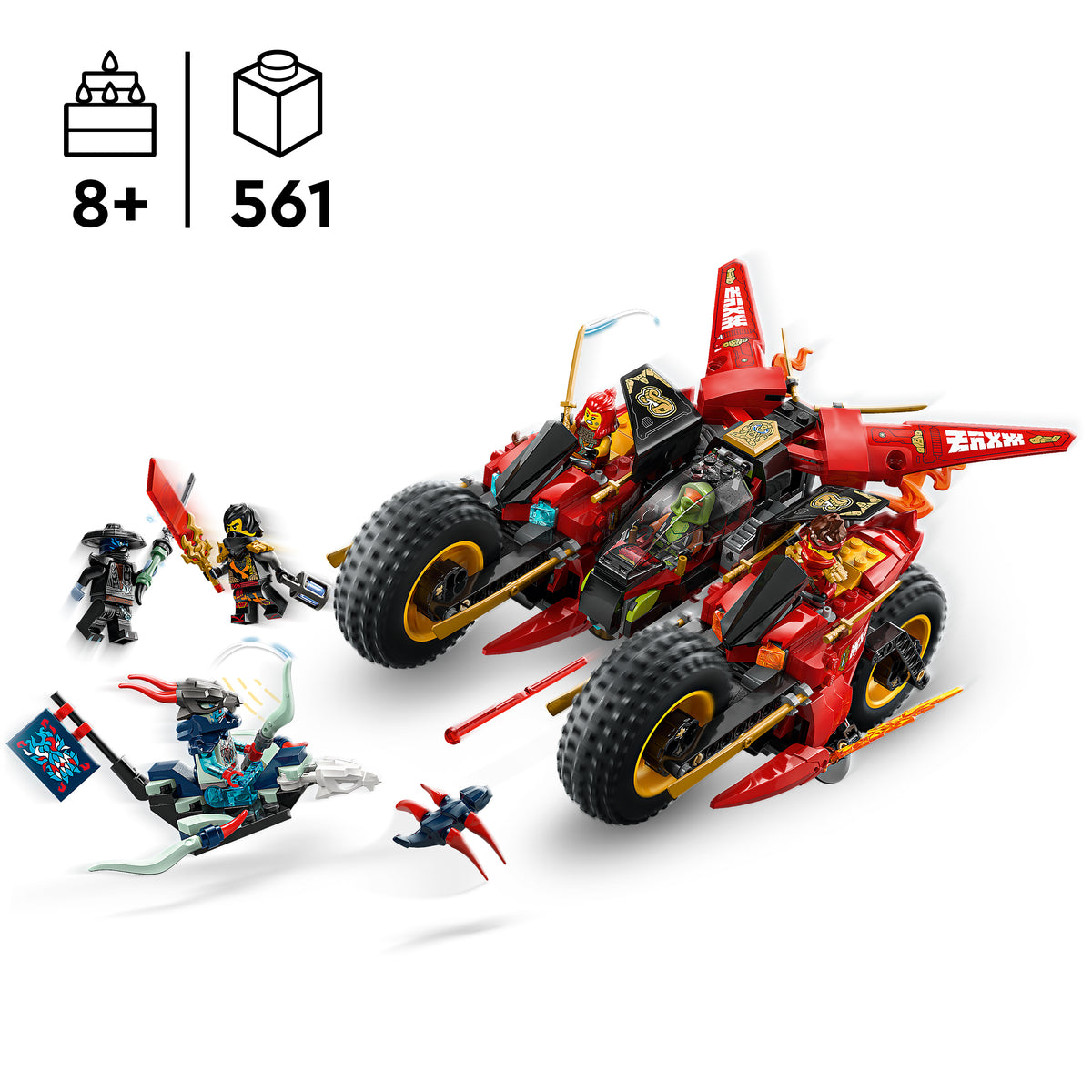LEGO NINJAGO 71844 Ninja-Actionflitzer