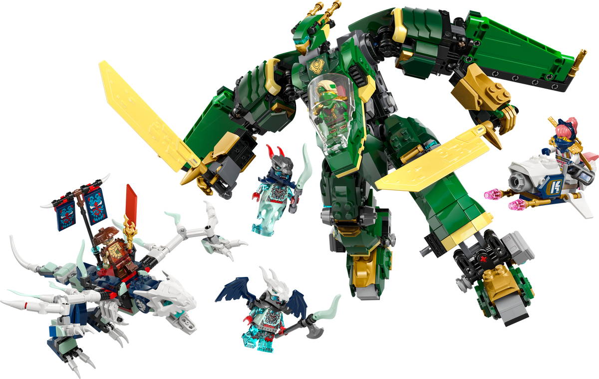 LEGO NINJAGO 71845 2in1 Lloyds Jet-Mech