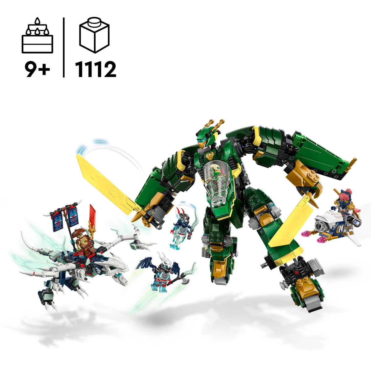 LEGO NINJAGO 71845 2in1 Lloyds Jet-Mech
