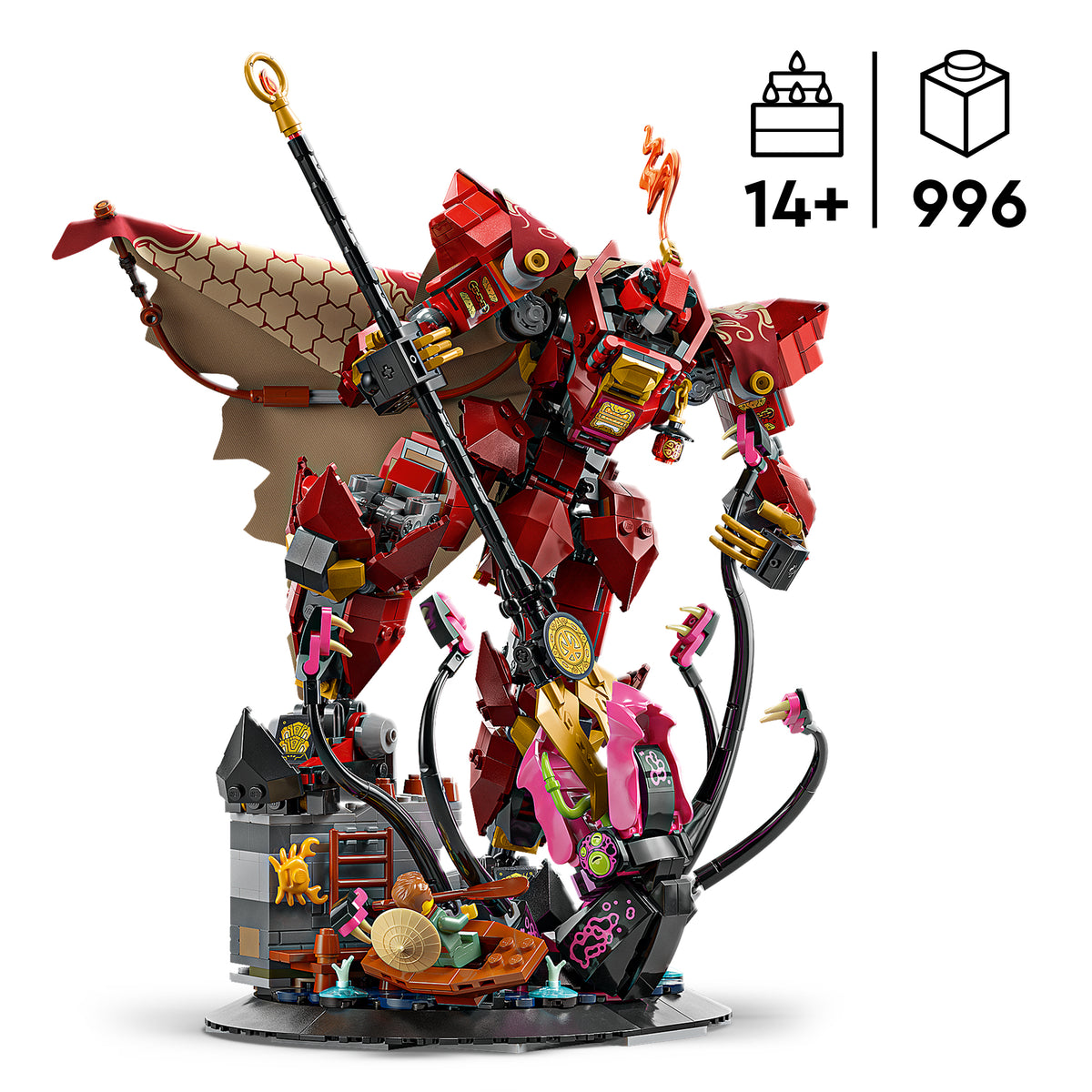 LEGO NINJAGO 71846 Der Feuerritter-Mech