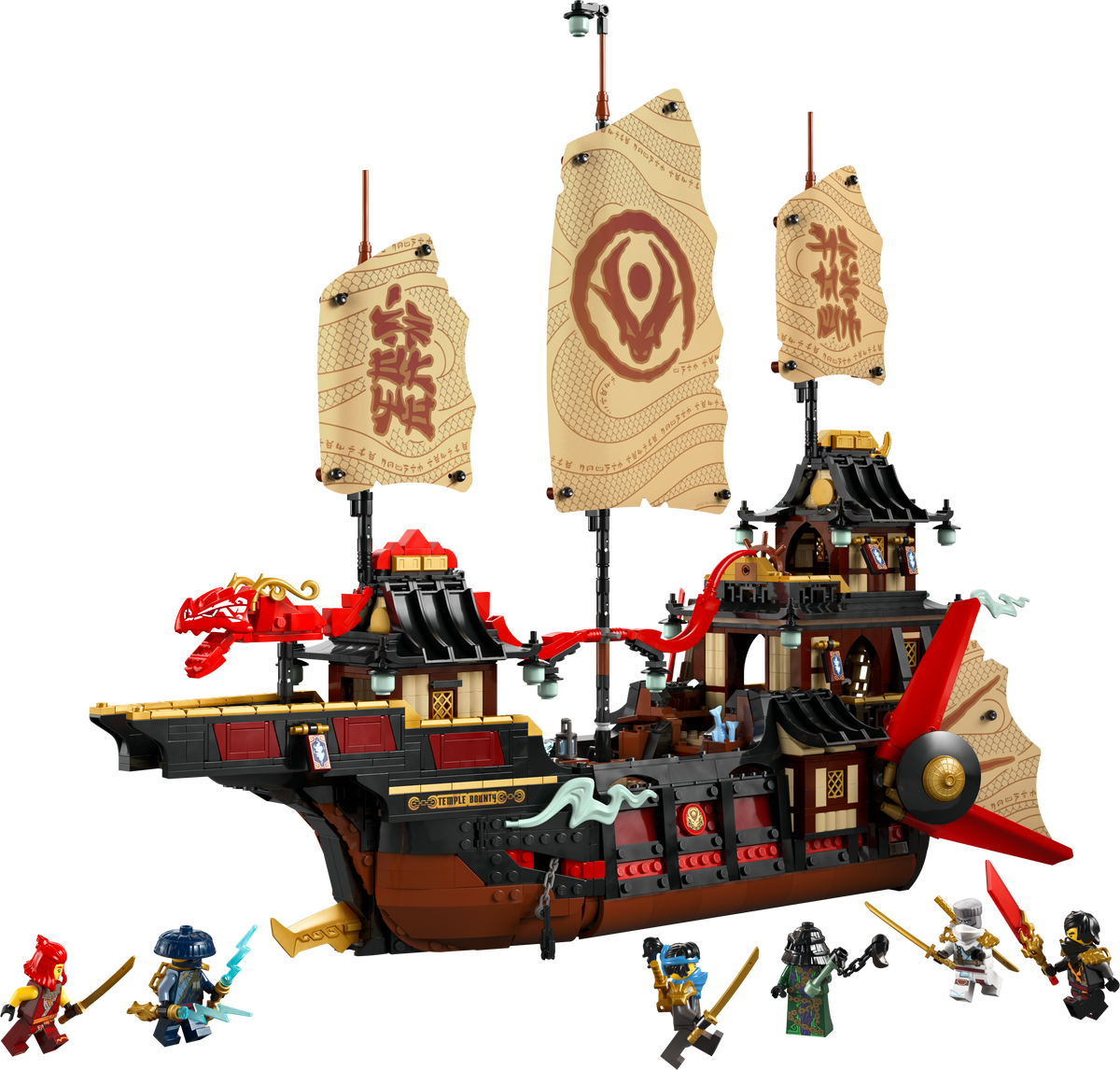 LEGO NINJAGO 71848 Der Tempel-Flugsegler