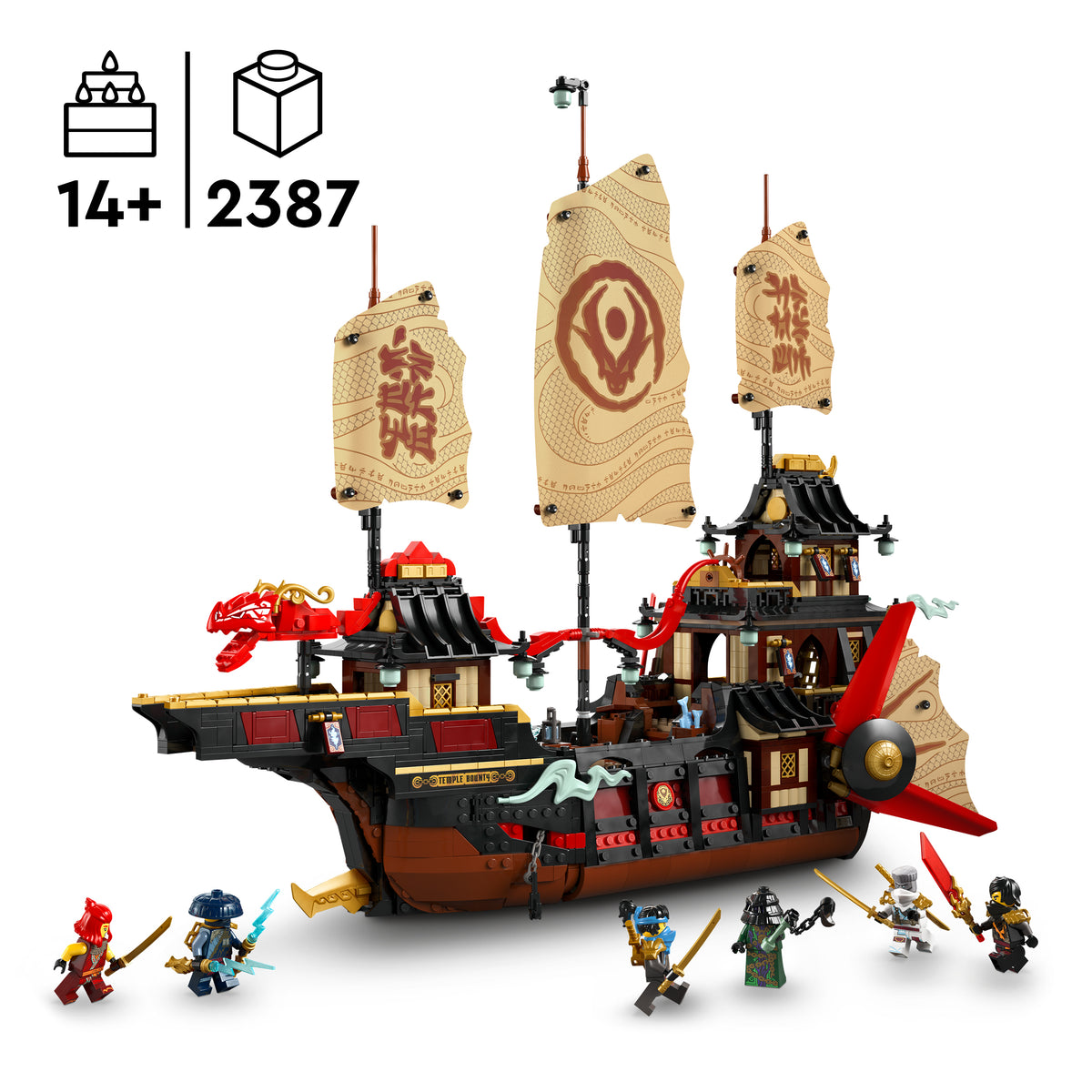 LEGO NINJAGO 71848 Der Tempel-Flugsegler