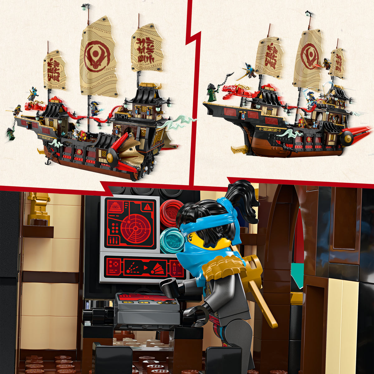 LEGO NINJAGO 71848 Der Tempel-Flugsegler