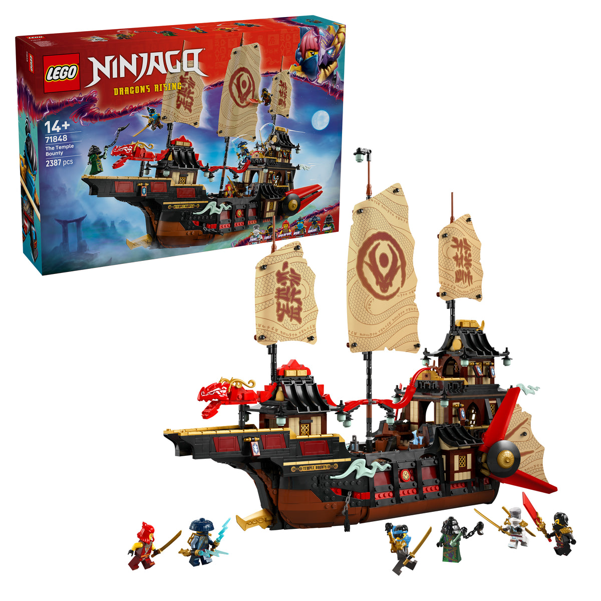 LEGO NINJAGO 71848 Der Tempel-Flugsegler
