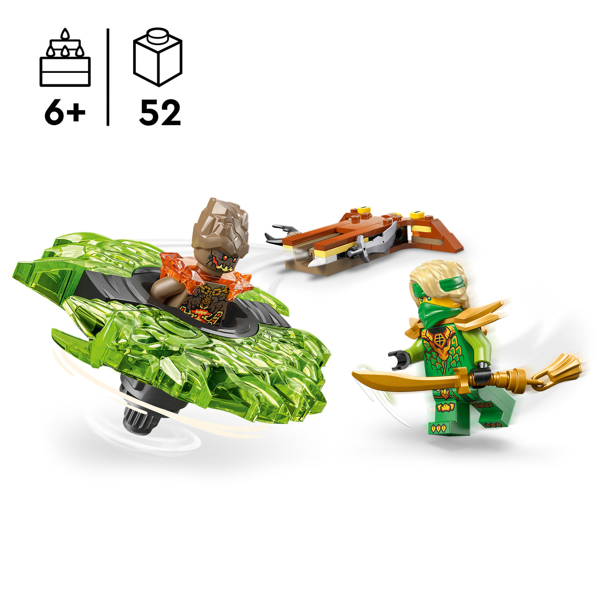 LEGO NINJAGO 71850 Lloyd vs. Erdmonster-Spinner