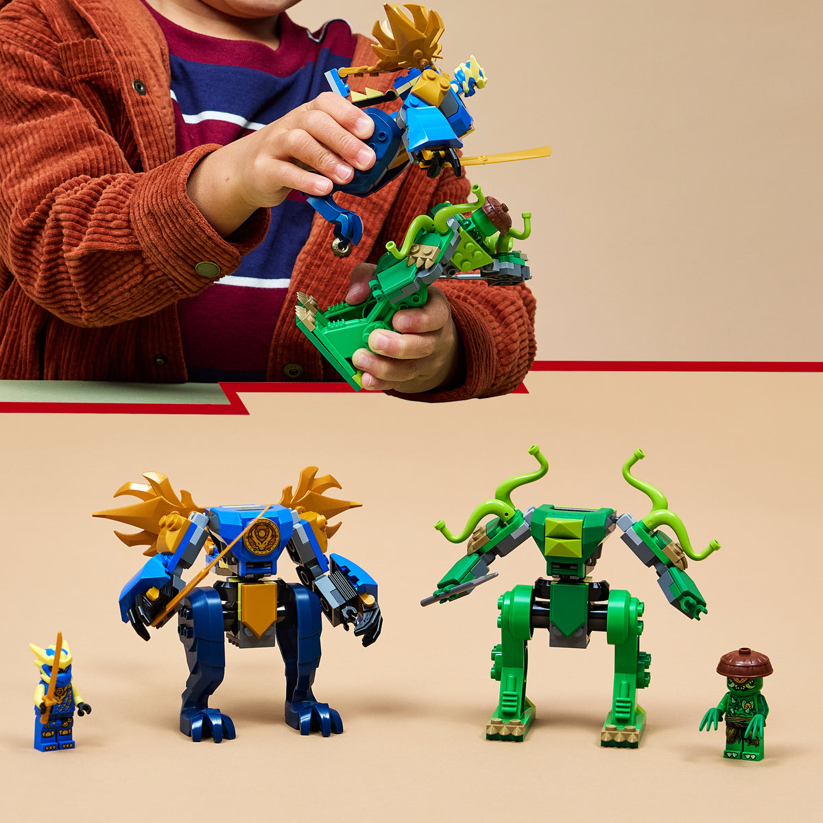 LEGO NINJAGO 71853 Duell mit Jays Drachen-Mech