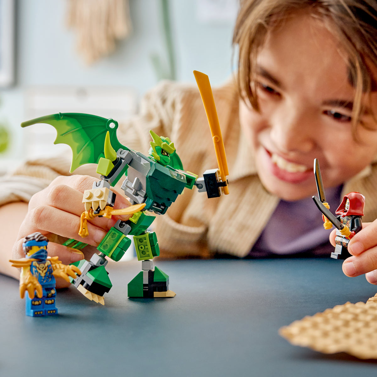 LEGO NINJAGO 71862 Lloyds Drachen-Mech Battle Set