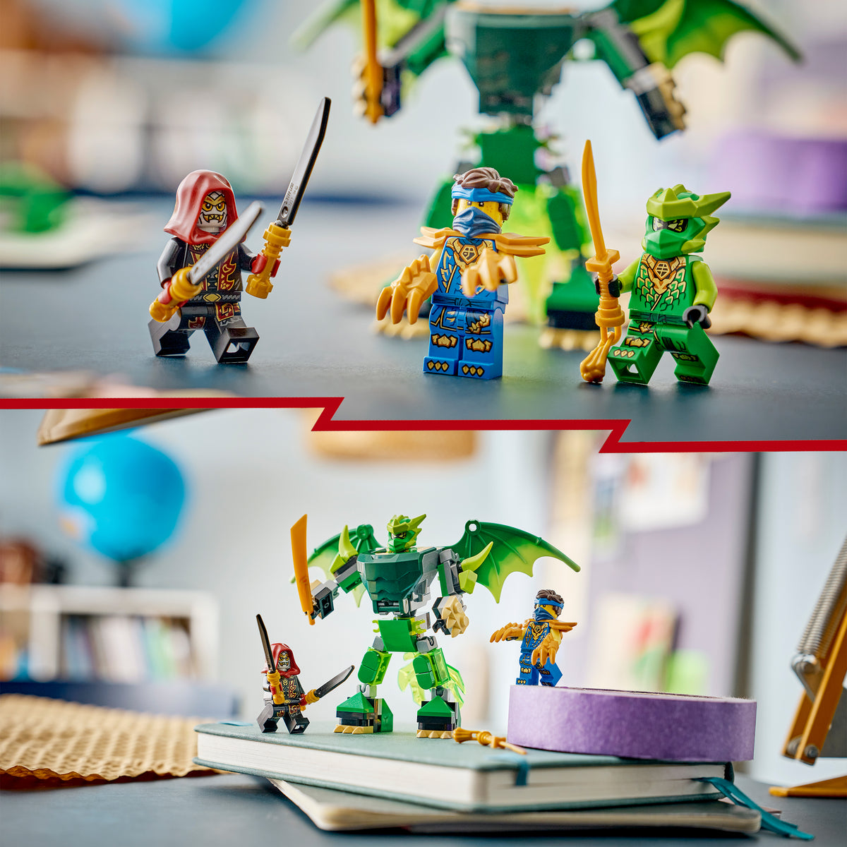 LEGO NINJAGO 71862 Lloyds Drachen-Mech Battle Set
