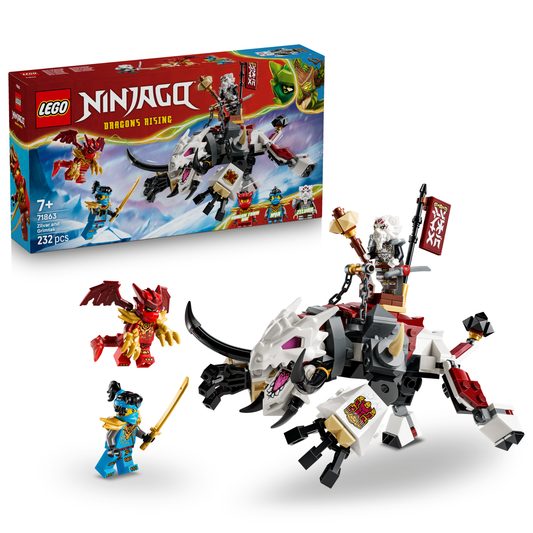 LEGO NINJAGO 71863 Zilvar auf seinem Drachentier Grimtak