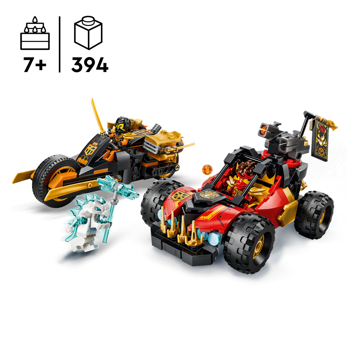LEGO NINJAGO 71864 Kais und Coles Kombi-Flitzer