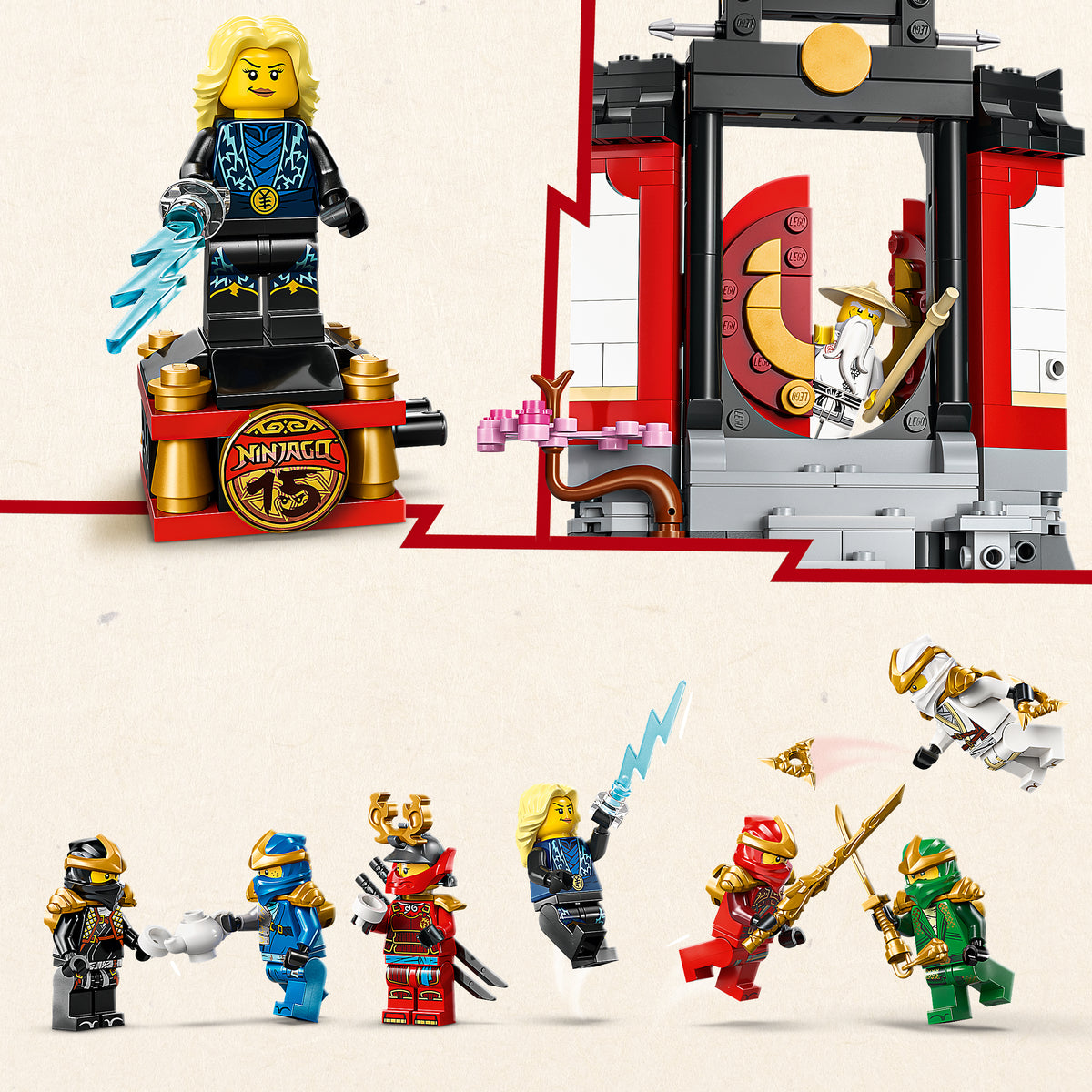 LEGO NINJAGO 71866 15-jähriges Jubiläum: Ninja-Charaktere zum Ausstellen