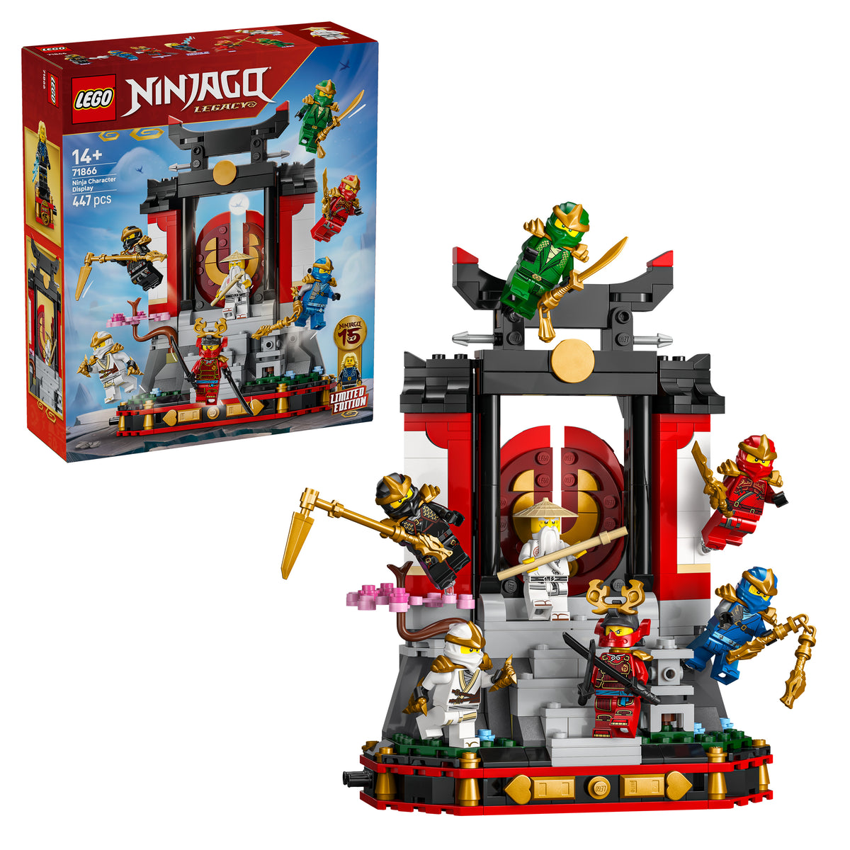LEGO NINJAGO 71866 15-jähriges Jubiläum: Ninja-Charaktere zum Ausstellen