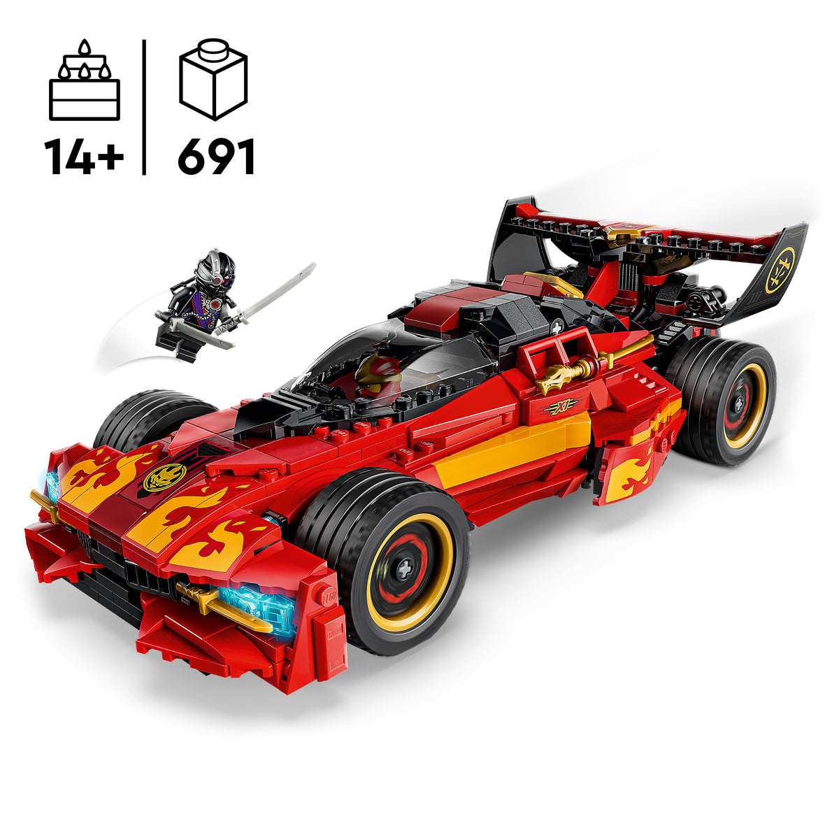 LEGO NINJAGO 71867 15-jähriges Jubiläum: X-1 Ninja Supercar