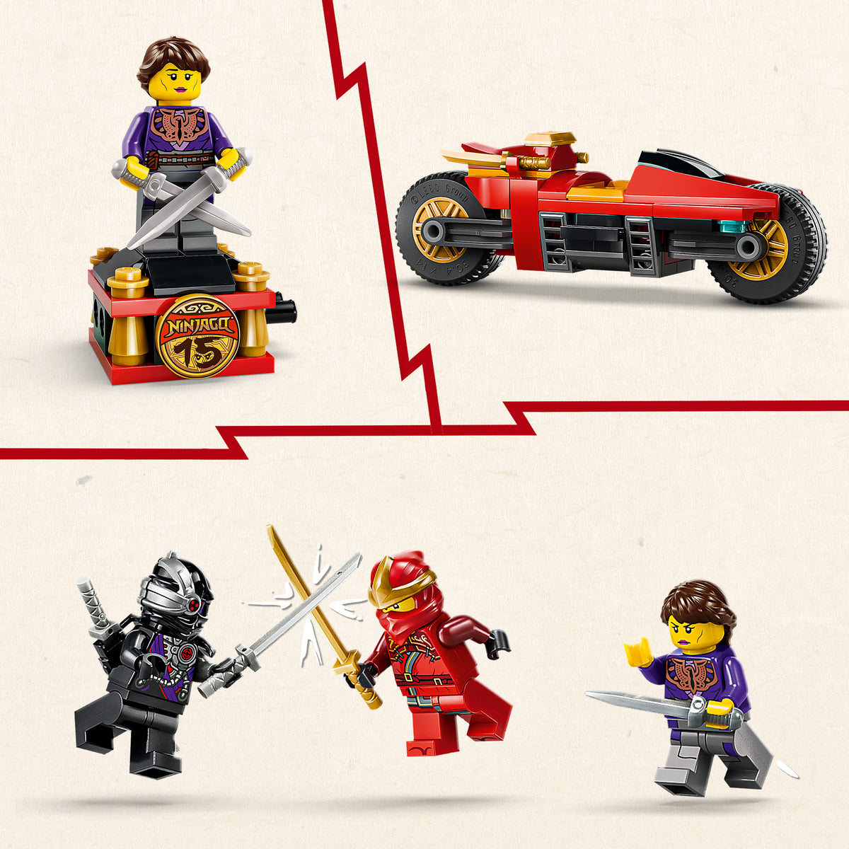 LEGO NINJAGO 71867 15-jähriges Jubiläum: X-1 Ninja Supercar