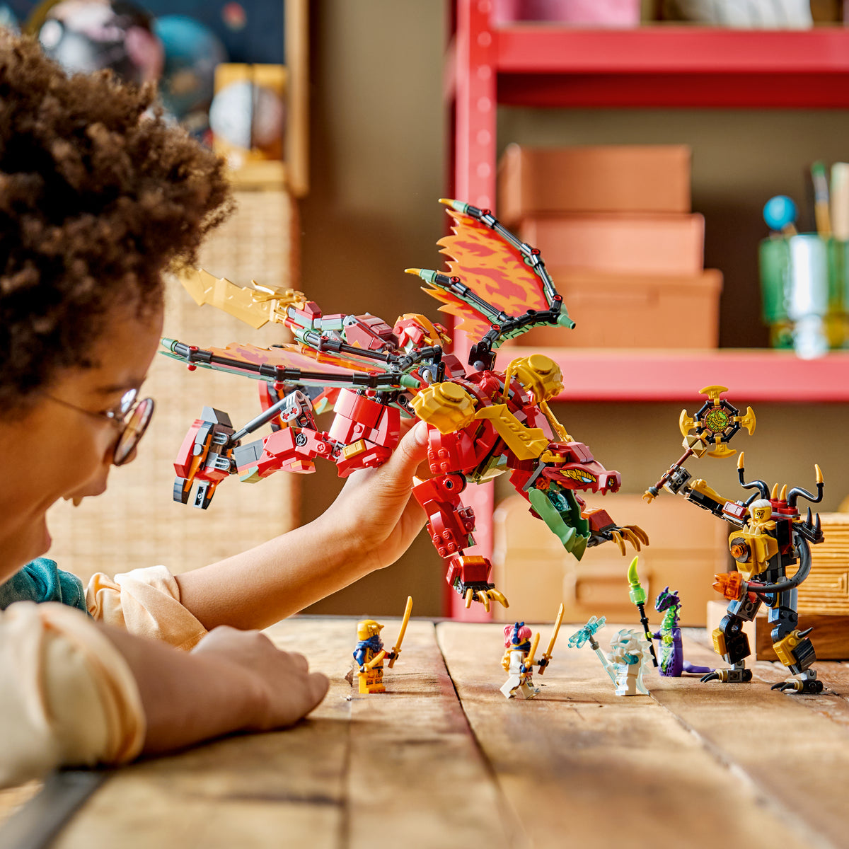 LEGO NINJAGO 71868 Wyldfyres Drachenmech