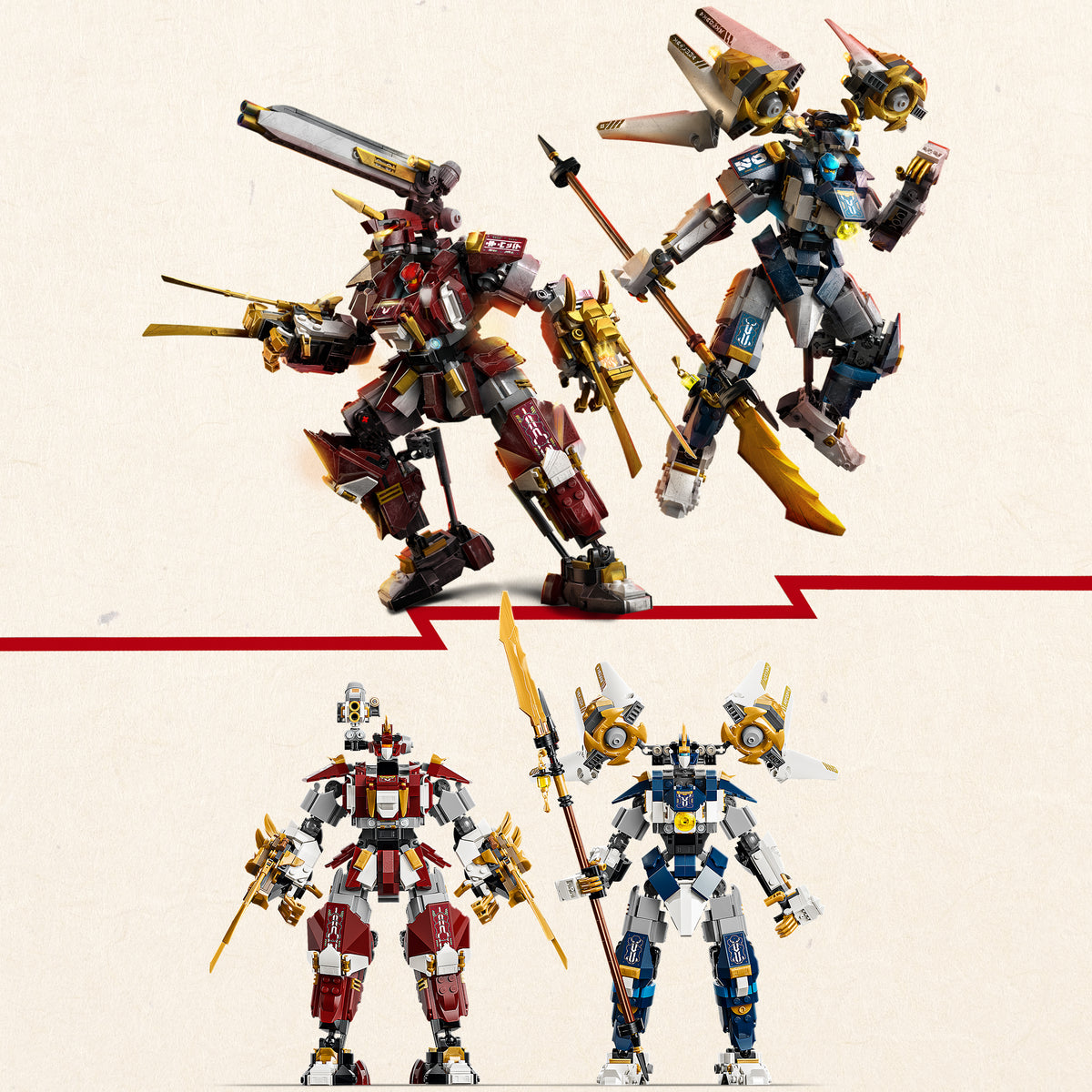 LEGO NINJAGO 71870 Die Zwillings-Titanmechs