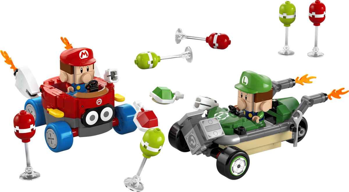 LEGO Super Mario 72034 Mario Kart – Baby Mario vs. Baby Luigi