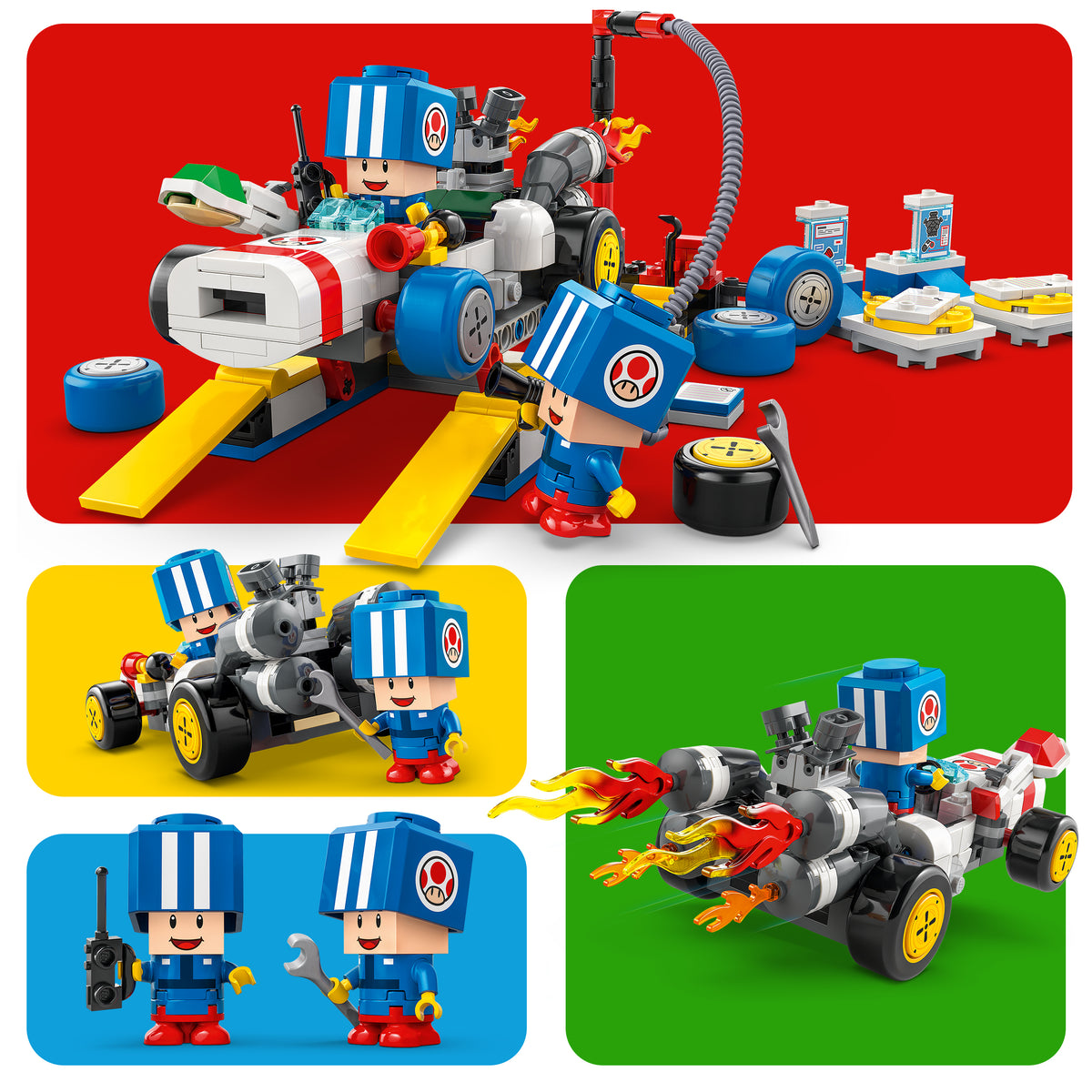LEGO Super Mario 72035 Mario Kart – Toads Werkstatt