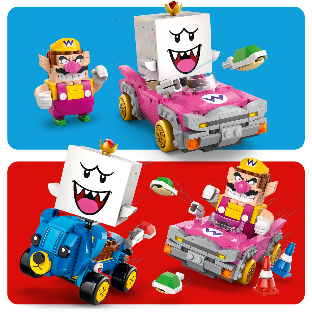 LEGO Super Mario 72038  Mario Kart - Wario & König Buu Huu