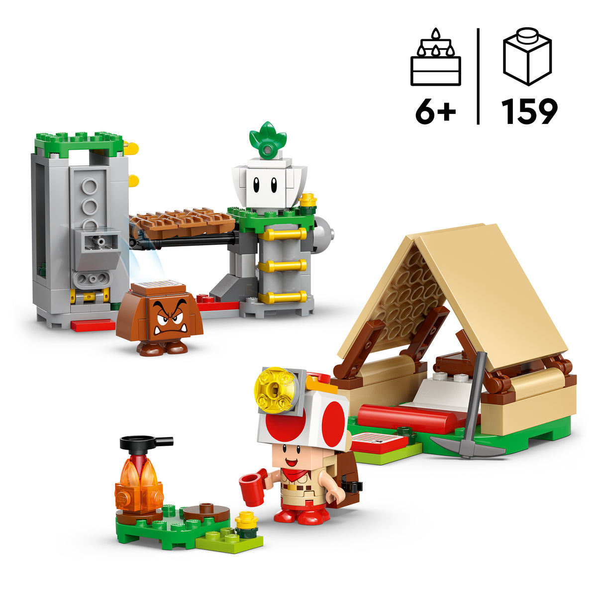 LEGO Super Mario 72040 Kapitän Toad-Camp
